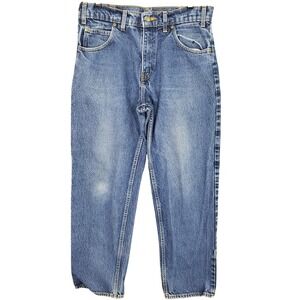 Prison Blues Jeans Mens 35x32 Blue Denim Made in USA Classic Fit Workwear Casual